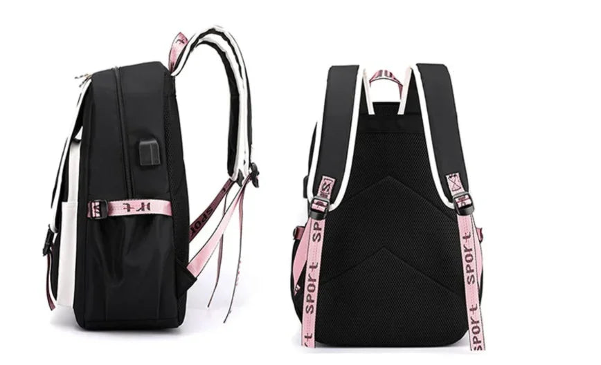 KPop Demon Hunters Backpack Students Large Capacity Backpack K-Pop Demon Hunters Fans Gift Girls School Bags Travel Backpack