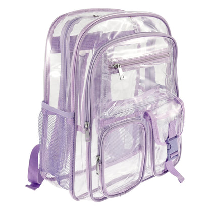 PVC Transparent Backpack Durable Clear Small Backpack Portable Lightweight Mini Cute Clear Bag for Work Outdoor Sports