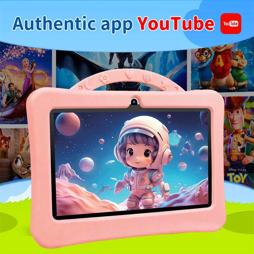 Kids Tablet Android 14 Inch 4+128GB 3200mAh Children Tablets Educational Learning Toys with Camera Children Toys Birthday Gifts