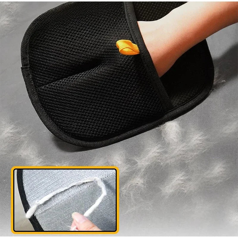 Pet Electrostatic Hair Removal Gloves Cat Hair Removal Brush Adhesive Gloves Cat Comb Cleaning Hair Removal Grooming Glove