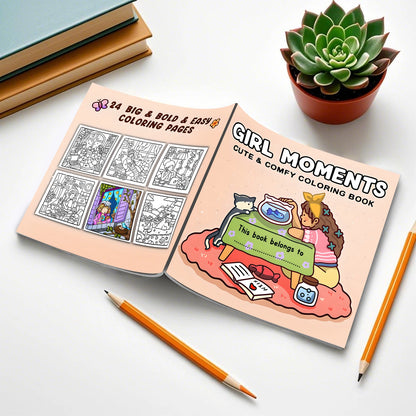 Cozy Friends Coloring Book for Adults and Teens Featuring Cute Cozy Daily Activities Kids Graffiti Book Perfect Gift Birthday