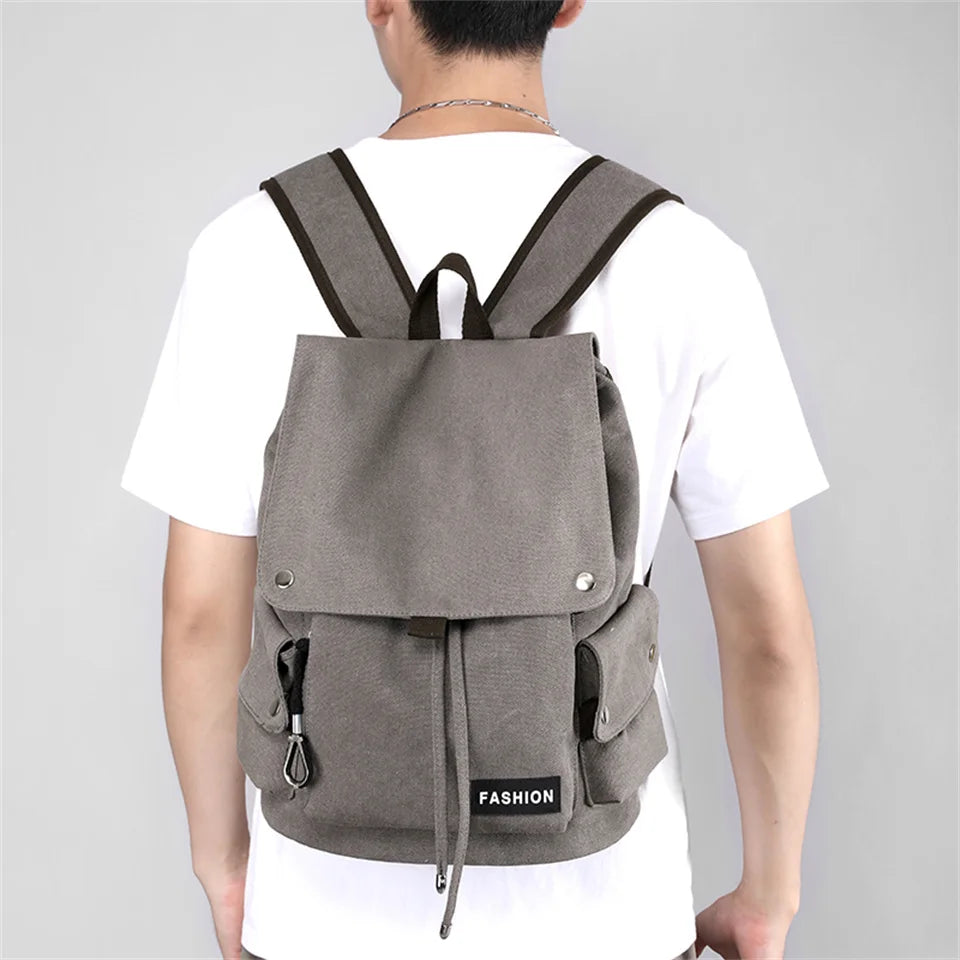 Men Backpack Retro Travel Bagpack Large Capacity Backbag College Student school bags for teenager Men Shoulder bag