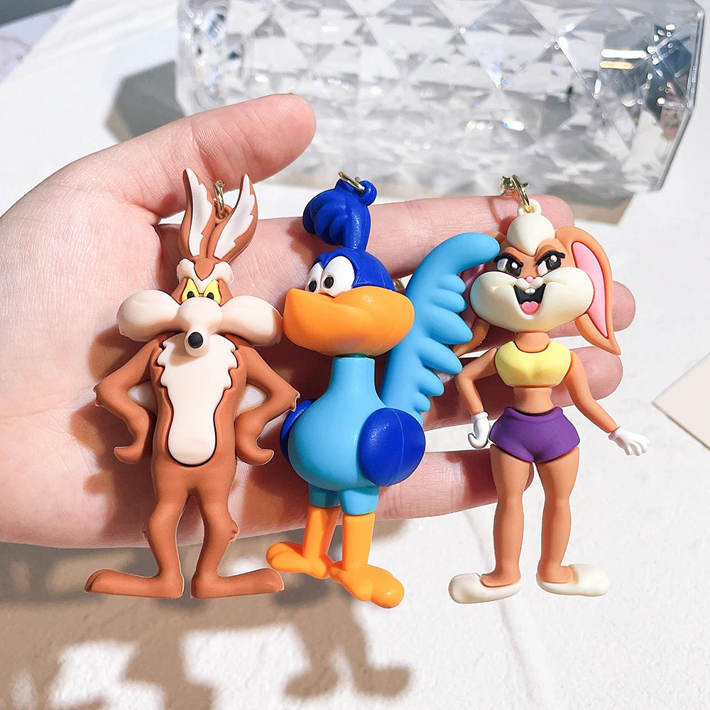 Animal Bunny Bunny Basketball Wholesale Pendant Anime Keychain Cartoon Pendant Jewelry Keychain Doll Couple Doll