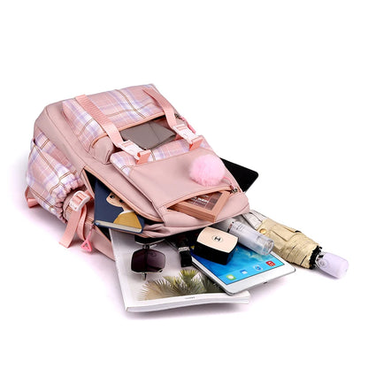 2025 Movie Print Children School Backpack KPop Demon Hunters Multi-function Knapsack Bag Students Girls New Fashion Schoolbag