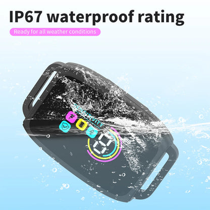 Automatic Anti Barking Dog Collar HD Digital Rechargeable Bark Stopper Smart Stop Barking IP67 Waterproof Collar For Dog