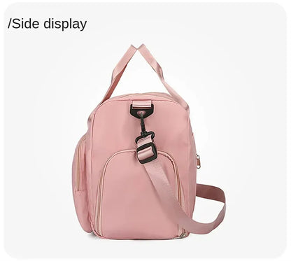 Carry On Travel Bag Large Capacity Gym Bag Weekender Overnight Duffle Bags With Shoe Compartment Sports Fitness Bags for Women