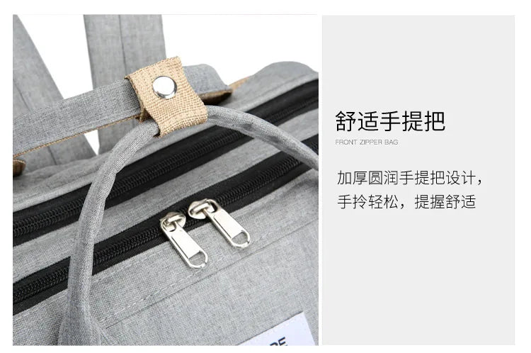 Folding Mommy Bag Multipurpose Portable Folding Crib Bed Large-capacity Baby Backpack Female Mommy Outting Bag Diaper Bags