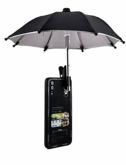 Mobile Phone Sunshade Small Umbrella Mobile Phone Holder Outdoor Portable Cover Sunshade Holder Mobile Phone Holder Accessories