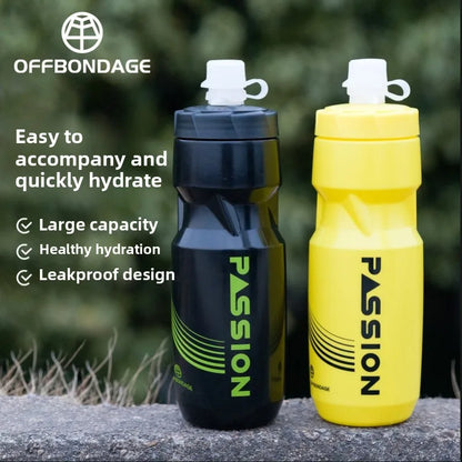 OFFBONDAGE 710ml Bicycle Bottle Mountain Road Bike Water Bottle Outdoor Sports Plastic Portable Large Capacity Drink Cycling