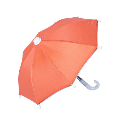 1PC Style Colorful Plastic Mini Umbrella Rain Gear Toy Umbrella Baby Toy Girl Gift Doll Embellishment Doll Clothing Decoration