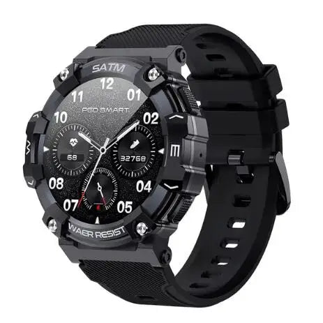 PG666 Bluetooth Call Smart Watch Men Outdoor Rugged Sport Fitness Tracker Smartwatch Heart Rate Blood Pressure Oxygen Monitor