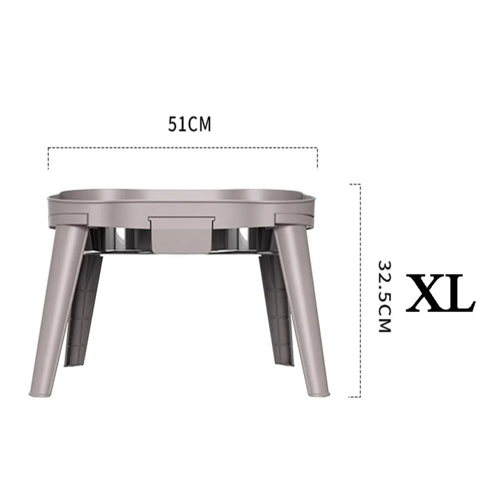 Pet food bowl with stand raised feeder dog bowl spill proof dog water bowl suitable for small, medium and large dogs and pets