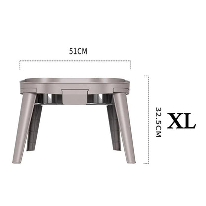Pet food bowl with stand raised feeder dog bowl spill proof dog water bowl suitable for small, medium and large dogs and pets