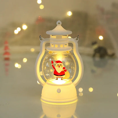 Halloween Hanging Pumpkin Lantern Light LED Ghost Lamp Candle Light Retro Small Oil Lamp Christmas Party Home Decor Horror Props