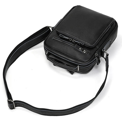 Newsbirds Leather Shoulder Bag Vintage Style Crossbody Bag Books School Bag Of Men Male Daily Messenger Bag Crazy Horse Skin