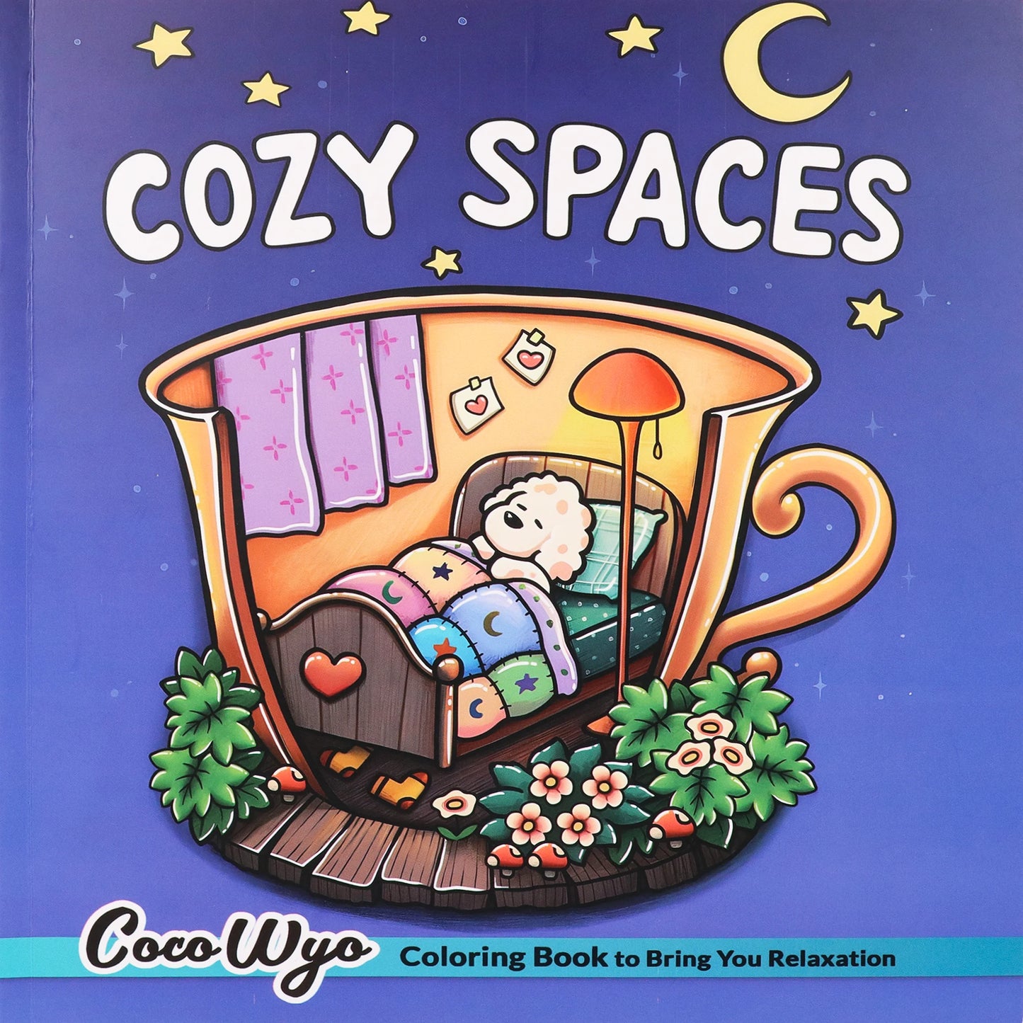 Coloring Book For Adults And Teens Featuring Adorable Christmas Creatures Cartoon Coloring Book To Relax In A Cozy Hygge Moment