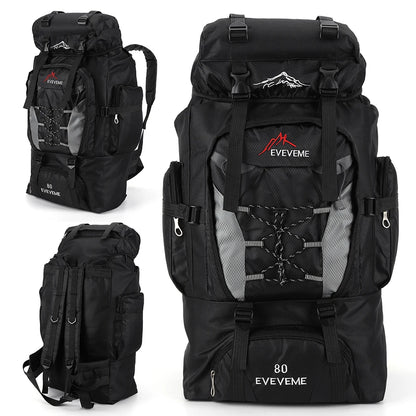 80L Outdoor Mountaineering Backpack For Men And Women Cycling Backpack For Men Women Sports Backpack Leisure Travel Backpack