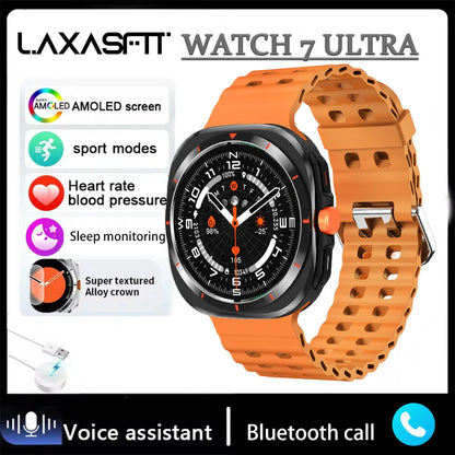 LAXASFIT 2025 New Smart Watch GT7 Ultra Men's Multifunctional Sports Fitness Tracker Health Ladies Smartwatch Gift