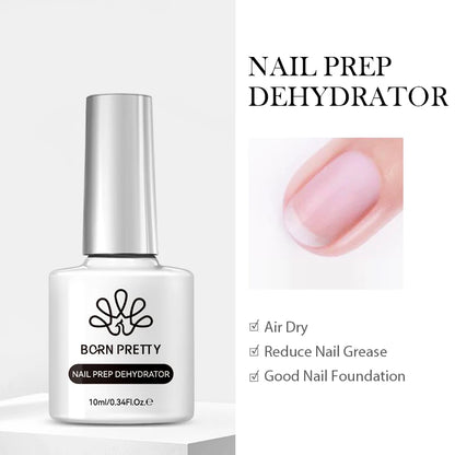 BORN PRETTY 10ml Wine Red Glitter Jelly Nude Gel Nail Polish Soak Off Translucent Color UV Light Cure for Nail Art DIY at Home