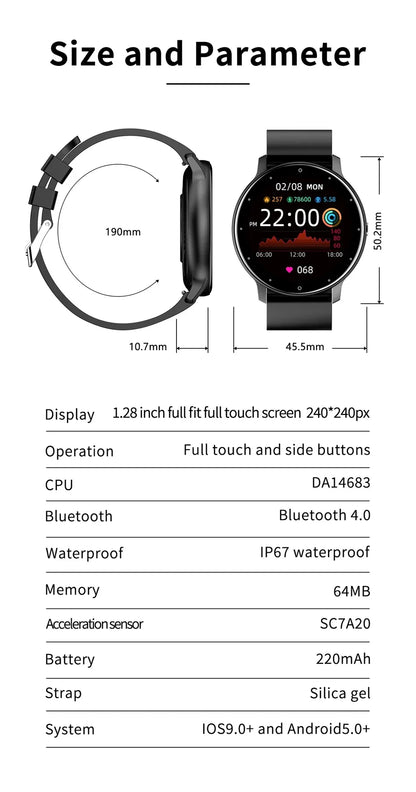 smartwatch, fitness watch, digital watch, waterproof smartwatch
