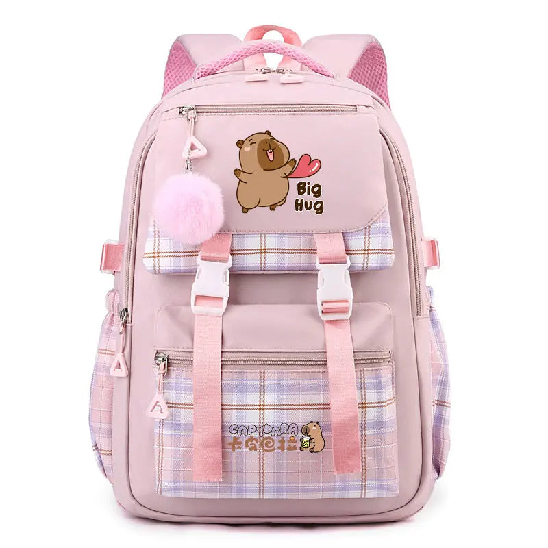 Fashion Backpack Lovely Capybara School Backpack for Girls Boys Book Bag Shoulder Backpacks Mochila Infantil Best Gift