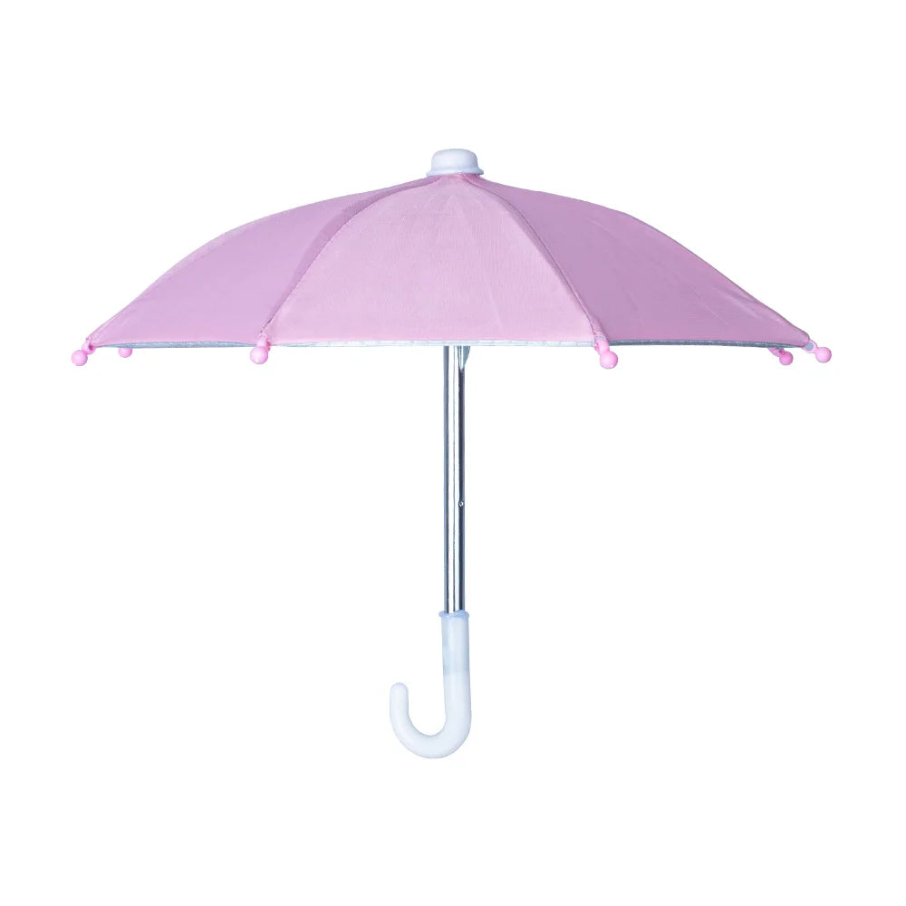 1PC Style Colorful Plastic Mini Umbrella Rain Gear Toy Umbrella Baby Toy Girl Gift Doll Embellishment Doll Clothing Decoration