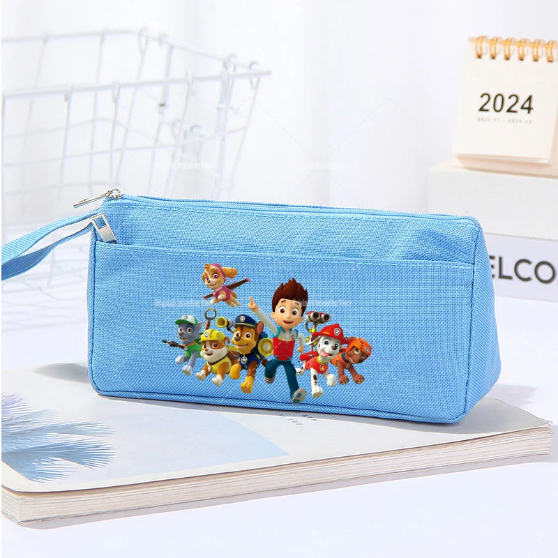 Paw Patrol Girl Boy Pencil Case Pen Bag Large Capacity Korean Organizer Pouch Student Back To School Supplies Stationery Gift
