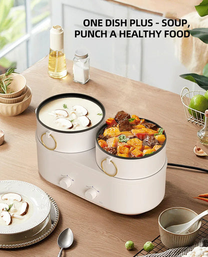 Multifunctional Cooker Electric Double Boiling Pot Split Type Kitchen Cooking Pot Pentola Elettrica