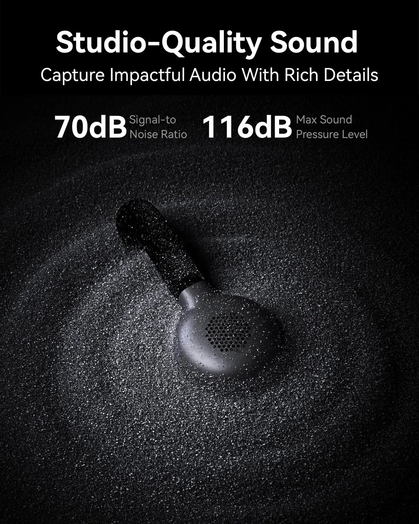 Lark M2S Wireless Lavalier Microphone with USB-C Plug  Titanium Clip, Plug-and-Play Noise Cancelling