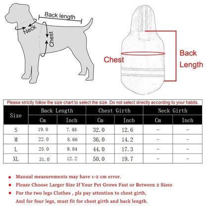 Waterproof Puppy Dog Raincoats with Hood for Small Dogs Pet Raincoat with Reflective and Leash Hole Winter Outdoor Dog Outfits