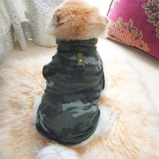 Pet Autumn Winter Warm European American Fleece Vest Costume Dog Cat Coat Waistcoat Puppy Fashion Jacket Breathable Clothes