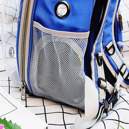 Manufacturer directly supplies cat bags, pet backpacks, portable and transparent space capsules, cat supplies, breathable backpa