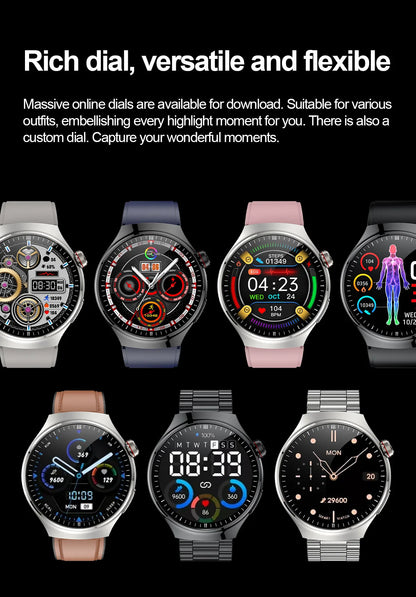 2025 For HUAWEI Precise ECG+PPG Uric acid HD Smart Watch Men Blood lipids Heart Rate Blood pressure Sport Call Health Smartwatch