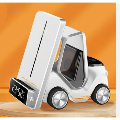 Desktop Car Wireless Charger Suitable for Mobile Phones Headphones Watches Three in One Wireless Charger