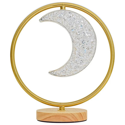 Moon Star Mini Bedside Living Room Desk Pendant Decorative Ins Hot 3 Color Warm White Light Lamp