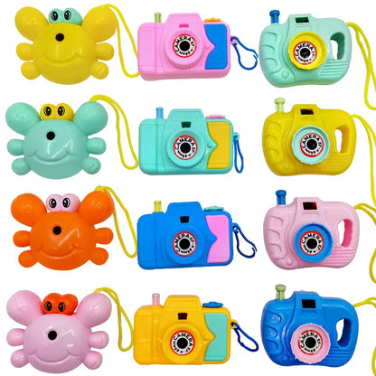5pcs Mini Cartoon Animal Pattern Camera Toy Kids Birthday Party Favor Carnival Gift Boy Girl School Reward Goodie Filler