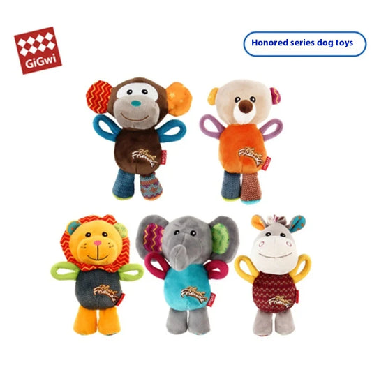 GiGwi Dog Toy Honour Series Plush Call Doll Voice Relieves Boredom Small and Medium sized Dog Puppy Pet Dog toy Sound toy gift