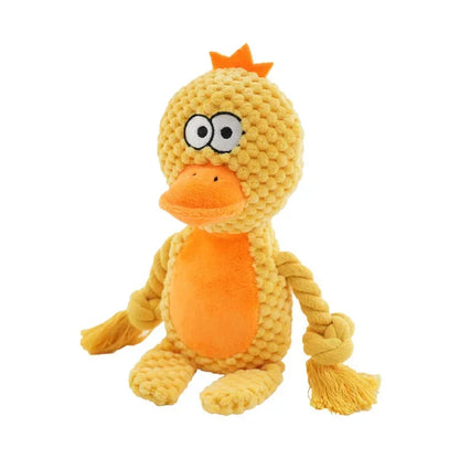 Chew Dog Dogs Sound Plush Small Stuffed For Raw Bite Supplies Resistant Squeaker Joint Rattle Toy Pet Toys Indestructible Puppy