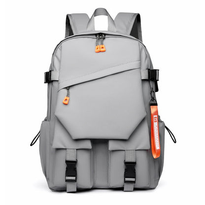 A 15.6-inch stylish, simple and high-quality water-repellent fabric with the same shoulder bag for men and women.