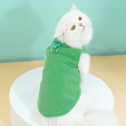 Soft Fleece Dog Clothes for Small Dogs Puppy Cats Vest Chihuahua Clothing French Bulldog Jacket Pug Coats Wholesale