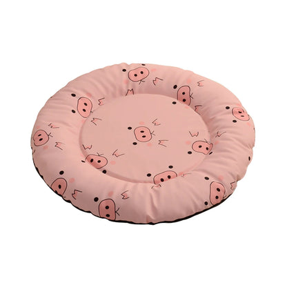 Cozy Pet Bed for Dogs & Cats Washable Round/Square House Cuddle Pad, Small Medium Large Mat for Puppy Kitten