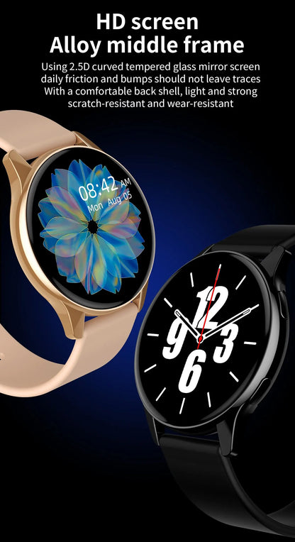Lige 2024 For All Smartphone Connections Bluetooth Call Watches Men Smart Watch Women Men Waterproof Smartwatch AMOLED Screen