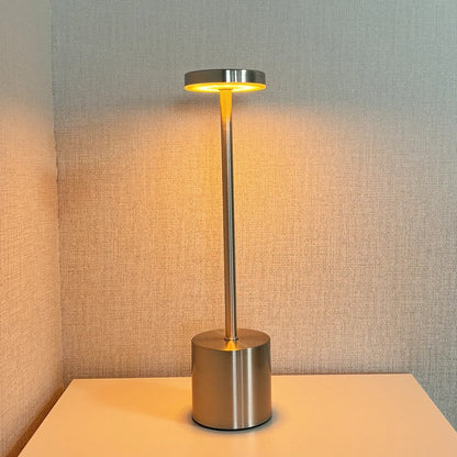 Simple Touch Led Table Light Rechargeable Desk Lamp 3 Color Bedside Creative Ambient Light Room Restaurant Bar Decor Night Light