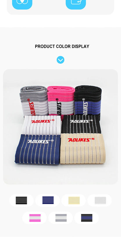 AOLIKES Elastic Wrist Support Band, Wrap Breathable Wrist Brace, Adjustable Wrist Strap, Hand Brace Wraps Breathable Wristband