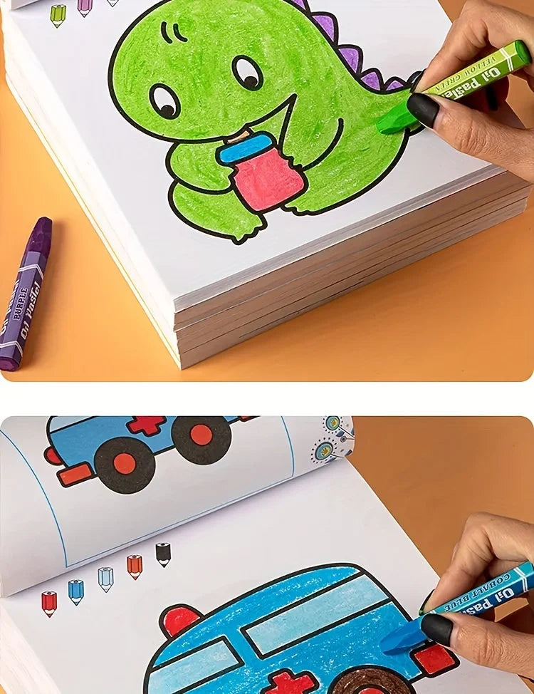 160 Pages of Painting And Graffiti Coloring Book to Learn Art, Painting, Enlightenment, And Improve Understanding Ability