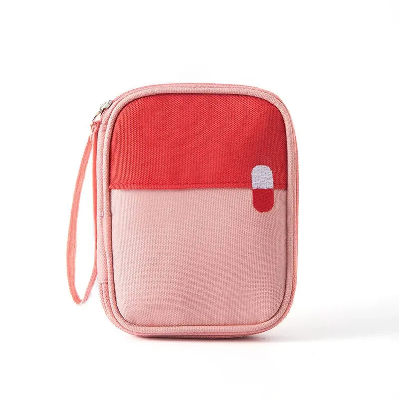 Mini Medicine Organizer Bag Outdoor First Aid Kit Portable Travel Storage Sack Emergency Medical Case Accessories Supplies
