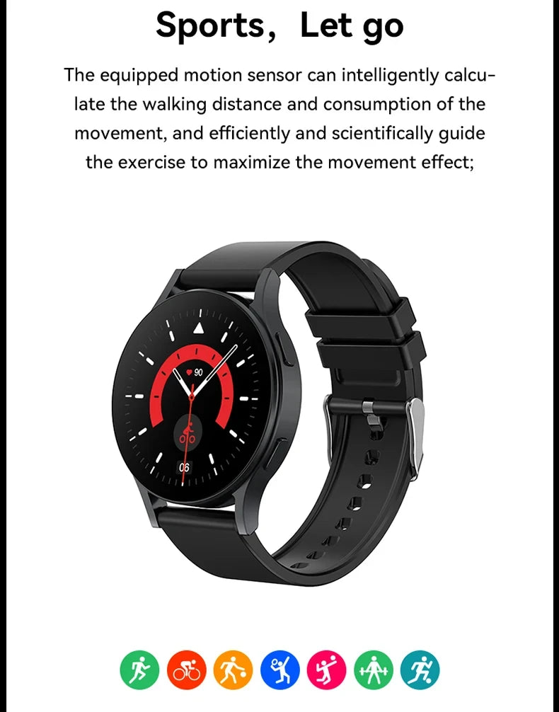 KESHUYOU New Smart Watch 6 Bluetooth Call Sports Health Monitoring Men Women Smart Watch Gift For Android IOS