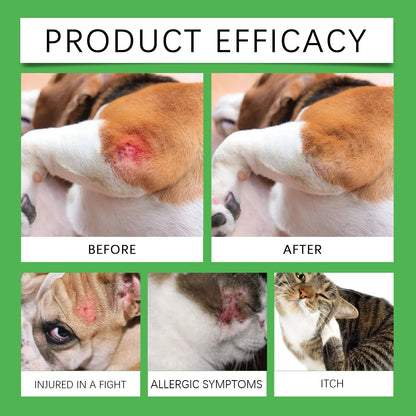 Cat Hair Regrowth Liquid Dog Hair Loss Treatment Promote Cat Hair Growth Pet Skin Repair Relieve Itching Pet Skin Repair Essence