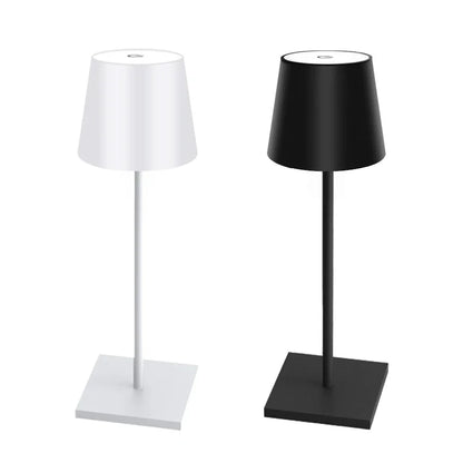 Nordic LED Table Lamp Rechargeable Touch Dimmable Desk Lamp bedroom decoration Home Dining Room Coffee Shop Simple Room Decor