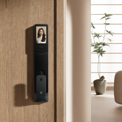 2025 Xiaomi Smart Door Lock 2 Cat Eye Visual Screen Fingerprint Bluetooth NFC Unlock For MiHome Push-pull Lock With Camera
